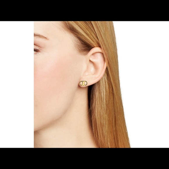 🆕 Tory Burch Gemini link stud earrings - Picture 5 of 6